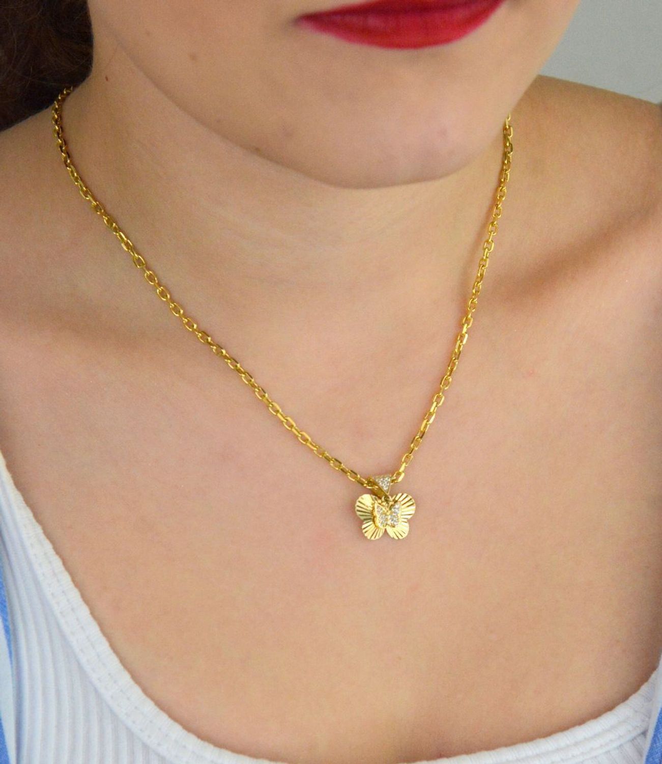 Stylowy naszyjnik damski ze złota próby 585, model DIA-LAN-13772-585. Splot Ankier 2,5 mm, długość 55 cm, waga 9,77 g, zapięcie na karabińczyk. Klasyczna biżuteria dla wymagających.1.jpg